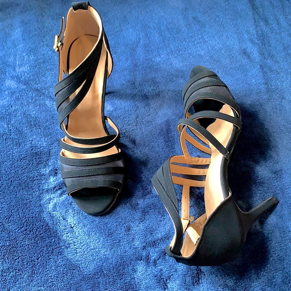 High Heels Black Dance Shoes